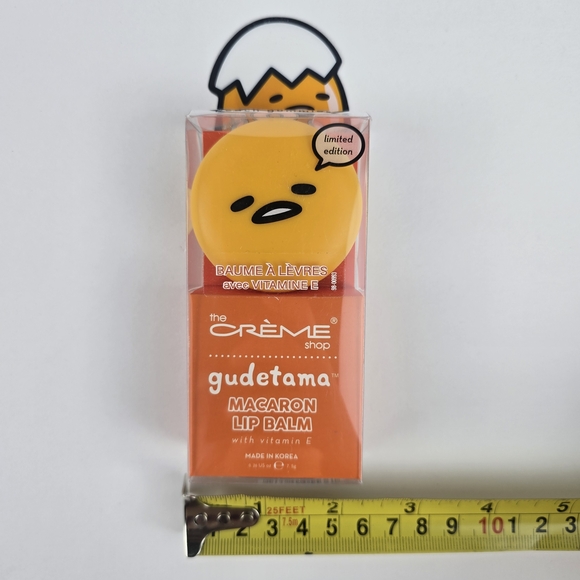 The Creme Shop x Gudetama Macaron Lip Balm - Peach Gummies, Limited Edition - Picture 7 of 10